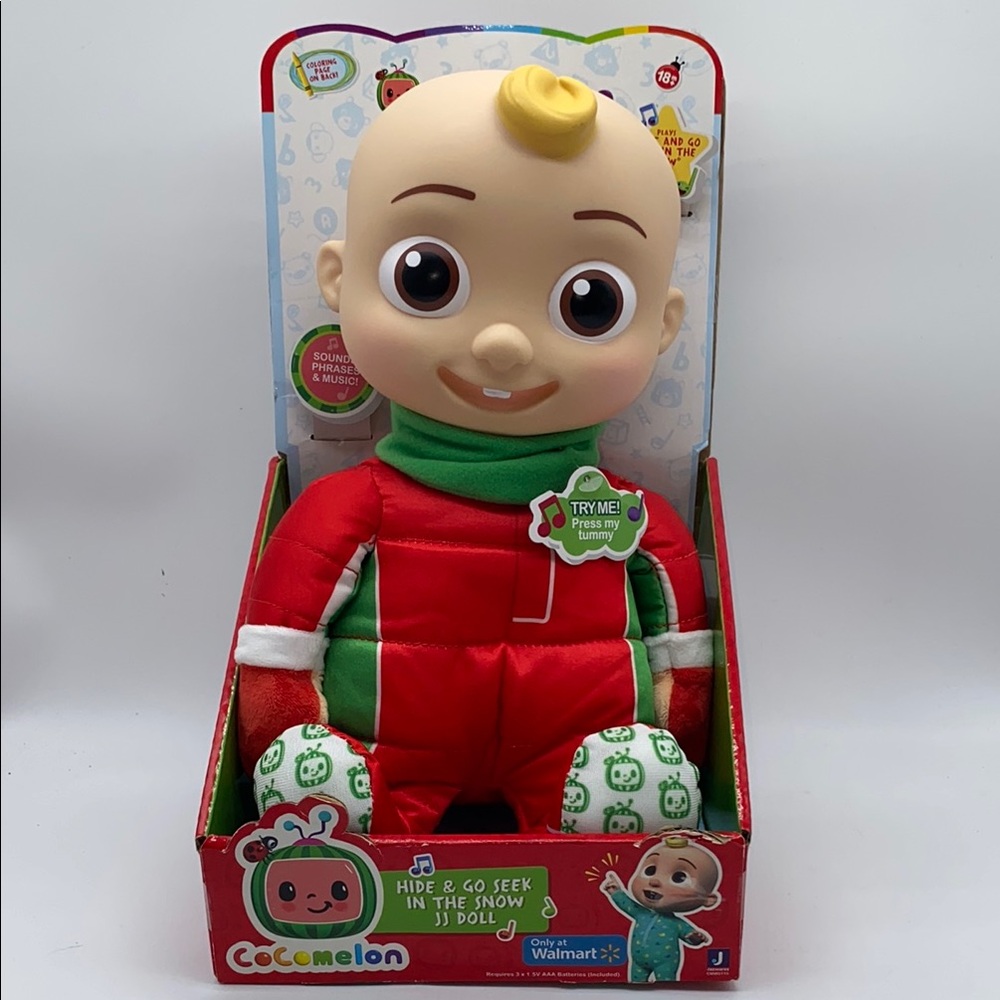 Cocomelon Hide & Go Seek In The Snow JJ Musical Interactive Doll